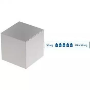 MAUL neodīma kuba magnēts, 20 x 20 x 20 mm, niķelēts, turēšanas spēks 25 kg, 1 gabals 6169496