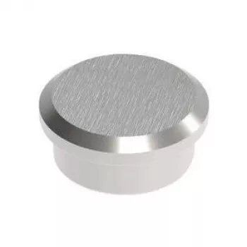 MAUL Neodymium Power Magnet, 16 mm diametrs, niķelēts, 5 kg turēšanas spēks, apaļš ar pakāpienveida malu, 1 gabals (6170196)