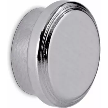 MAUL apaļš neodīma magnēts ar nerūsējošā tērauda korpusu, 30 mm diametrs, 9 mm biezums, sudraba, 1 gab. 6171096