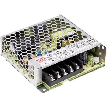 MEAN WELL LRS-75-24 - 76.8W 24V 3.2A slēgts komutācijas barošanas avots