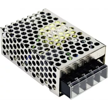 MEAN WELL RS-25-15 25,5W 15V 1,7A slēgta tipa impulsa barošanas bloks
