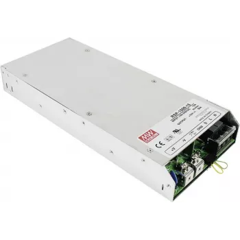 MEAN WELL RSP-1000-24 960W 1U ieslēgts komutācijas barošanas bloks 24V 40A ar PFC