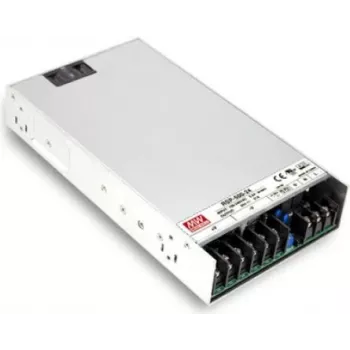 MEAN WELL RSP-500-24 500W 24V 20.9A iekļauts barošanas bloks ar aktīvo PFC un 1U zemu profilu