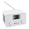MEDION MD 88069 interneta radio uztvērējs ar DAB+, FM, Bluetooth, Wi-Fi, Spotify Connect, 2,8″ TFT ekrānu, 2x 10 W, balts