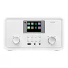 MEDION MD 88069 interneta radio uztvērējs ar DAB+, FM, Bluetooth, Wi-Fi, Spotify Connect, 2,8″ TFT ekrānu, 2x 10 W, balts