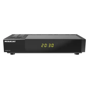 Megasat HD 601 V5 DVB-S2 satelīta televīzijas uztvērējs, Full HD 1080p, HDMI, SCART, USB, Unicable I & II, melnā krāsā