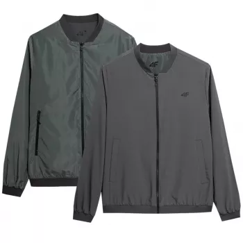 Vīriešu 4F abpusējā jaka M013 Olive/Grey 4FSS23TJACM013 44S