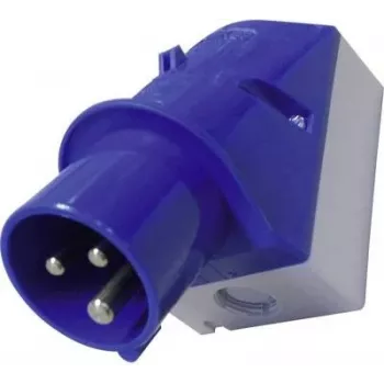 MENNEKES CEE-CARA sienas kontaktligzdas spraudnis 16 A 3-poliem 230 V 6h IP44 zils