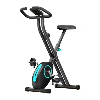 MERACH MR-S14L2 X-Bike Magnētiskais salokāmais trenažieris ar 8 pretestības līmeņiem, Bluetooth, LCD displeju un pulsa sensoriem, 100 kg maks.