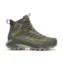 Merrell Moab Speed 2 Thermo Mid WP Hiking Boots - Triple Black, Size 46.5