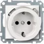 MERTEN 232819 FI-Schuko drošības kontaktligzda ar RCD, 16 A, 230 V, polāri balta