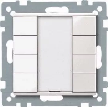 Merten 627819 pārslēga slēdža ieliktnis, 10 A, 250 V, iestrādājams, pelēks