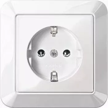 Merten MEG2301-1025 Schuko kontaktligzda, 16 A, iestrādājamā, polāri balta
