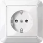 Merten MEG2301-1025 Schuko kontaktligzda, 16 A, iestrādājamā, polāri balta