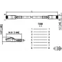 METZ CONNECT 1308451588-E 1,5 m Cat6a S/FTP (S-STP) balts tīkla kabelis