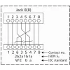 METZ CONNECT BTR UAE 25x8(8) Cat.6 ekranēts patch panelis, 25 porti, 1U, gaiši pelēks 130887-E