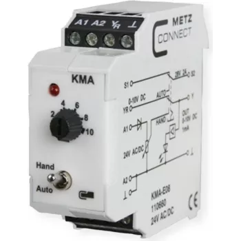 METZ CONNECT KMA-E08 interfeisa relejs 24 V DC 1 CO 8 A balts 110660
