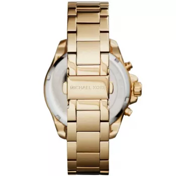 Michael Kors Bradshaw Sieviešu Rozā Zelta Nerūsējošā Tērauda Hronogrāfa Pulkstenis MK6095