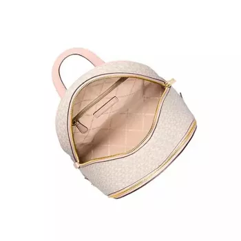 Michael Kors Grab Backpack 35S5GRAB6VCRN Vanilla/Acorn Coated Canvas