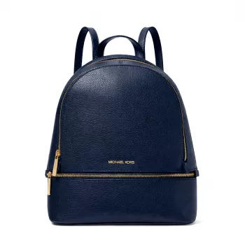 Michael Kors Grab Backpack Navy Saffiano Leather Women's 30x26x13 cm