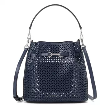 Michael Kors Jet Set Navy Signature Logo pār plecu soma 35S6S2ZC1YNAV