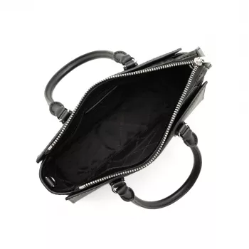 Michael Kors Jet Set Travel Crossbody Bag Black Saffiano Leather 35F5S4XM1LBLA
