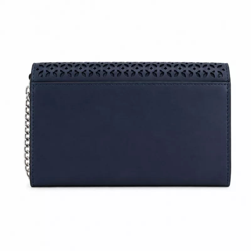 MICHAEL KORS Jet Set Travel Saffiano ādas crossbody soma tumši zila