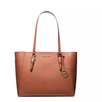 MICHAEL KORS Jet Set Travel Saffiano ādas rokassomu komplekts - Bagāžas - sieviešu 35R3GCFT3TLUG (33x28x12cm)