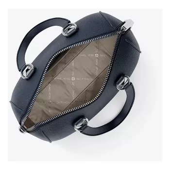 Michael Kors Jet Set Travel Sieviešu Saffiano ādas crossbody soma, tumši zilā krāsā, 19x13x9 cm