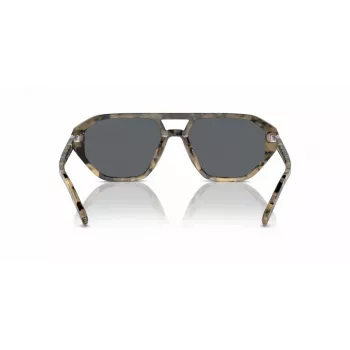Michael Kors Vīriešu Saulesbrilles MK2219U394287 - Melns Acetāta Rāmis, Pelēkas Polikarbonāta Lēcas, 57mm
