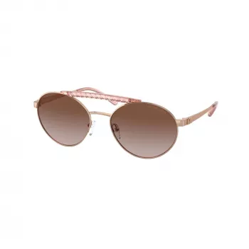 Michael Kors MK1083-110813 Sieviešu Saulesbrilles Caurspīdīgi Pelēks Rāmis Tumši Pelēkas Lēcas Pilot 55mm