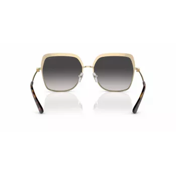 Michael Kors MK1141-10188G Sieviešu saulesbrilles – melns acetāta rāmis, pelēkas gradienta lēcas, 57mm