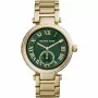 Michael Kors MK6065 Sieviešu hronogrāfa pulkstenis, rozā zelta tērauds, 40 mm