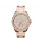 Michael Kors MK6096 Sieviešu pulkstenis ar hronogrāfu, rožu zelta tērauds, 42mm