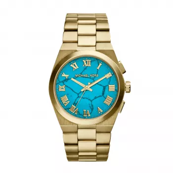 Michael Kors Parker Mini sieviešu rožu zelta tērauda pulkstenis MK5894