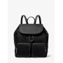 Michael Kors Unisex mugursoma 30S4SRKB7CBLA – melna oļādas, augšējais rāvējslēdzējs, 34x35x14 cm