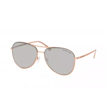 Michael Kors Unisex Saulesbrilles MK1089 Caurspīdīgi Pelēks Acetāta Rāmis Pelēks Gradienta Lēcas 59mm