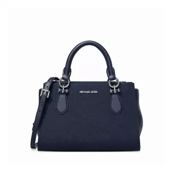 Michael Kors sieviešu Amelia satchel soma tumši zila 35R6S6AM1LNAV (23x16x11cm)