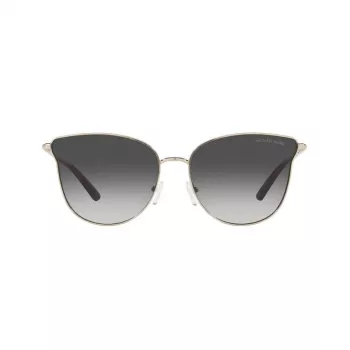 Michael Kors Women's Aviator Sunglasses MK1120-10148G Silver Frame Grey Gradient Lens 62mm