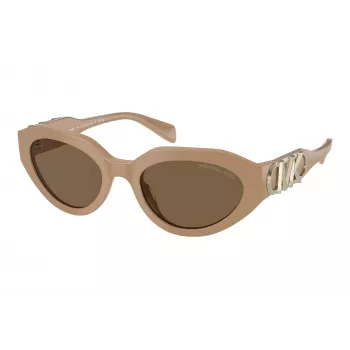 Michael Kors sieviešu kaķacs formas saulesbrilles MK2192-355573 tumšā bruņurupuča krāsā ar brūnu gradientu 53 mm
