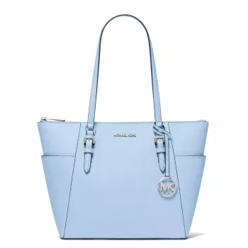 Michael Kors sieviešu Cece Saffiano ādas plecu soma gaiši zelta krāsā 25x28x11 cm
