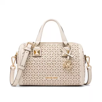 Michael Kors Sieviešu Crossbody Soma 35S6GGYC1YLTC - Brūna/Acorn Signature Coated Canvas