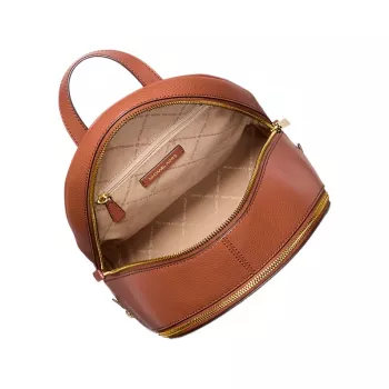 Michael Kors Sieviešu Grab Mini Mugursoma 35S5GRAB2LLUG Saffiano āda ar zelta apdari