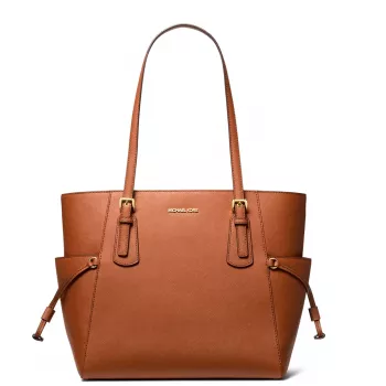 Michael Kors sieviešu Greenwich Saffiano ādas plecu soma bagāžas krāsā 31x28x15cm