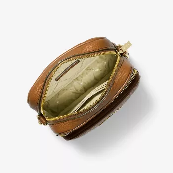 Michael Kors sieviešu plecu soma Greenwich Small, krāsa Luggage, Saffiano āda