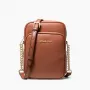 Michael Kors sieviešu plecu soma Greenwich Small, krāsa Luggage, Saffiano āda