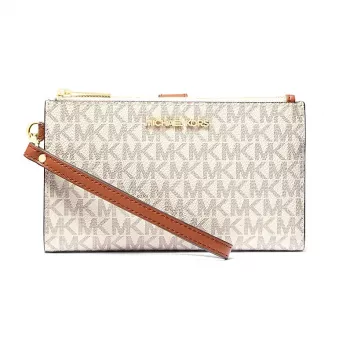 Michael Kors sieviešu Jet Set Travel portfelis 35F8GTVW0BVAN - vaniļa 18.5x11x3cm