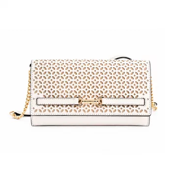 MICHAEL KORS sieviešu Jet Set Travel Saffiano ādas plecu soma 35S6G2ZC7YLTC 22x15x4cm