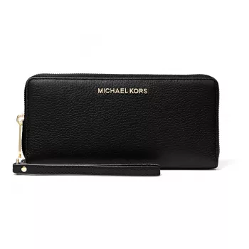 Michael Kors Sieviešu Jet Set Travel Saffiano Ādas aproču maks, Melns