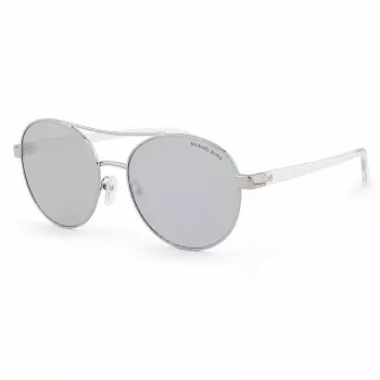 Michael Kors Women's MK-1159 Pilot Sunglasses - Black Acetate Frame, Grey Gradient Lens